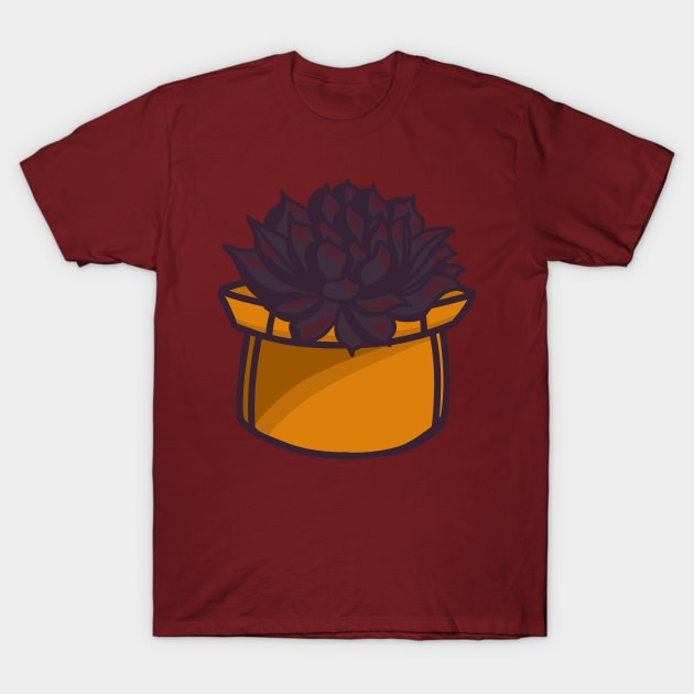 Purple Succulent T-Shirt by Pastel.Punkk